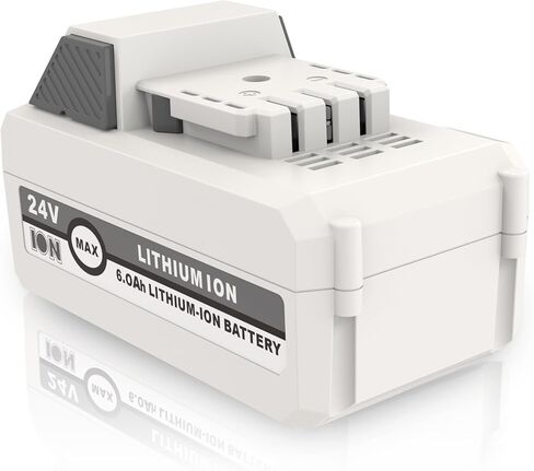استبدال بطارية 24 فولت لجهاز Sun Joe + Snow Joe 24V 24VBAT-LTE/LTW/LTX/XR/LT | بطارية ليثيوم أيون عالية السعة 6.0 أمبير في الساعة متوافقة مع جميع أجهزة Sun Joe + Snow Joe iON+ منفاخ الثلج اللاسلكي، 24BAT-LTE/LTW/LTX/XR/LT in Kuwait