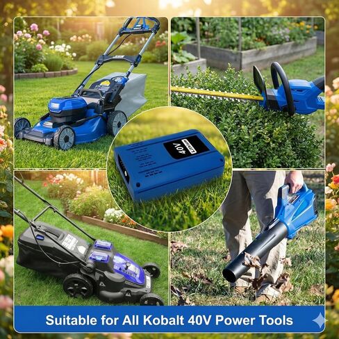 for Kobalt 40V Battery Replacement 6.0Ah – High Capacity Rechargeable Lithium Battery Compatible with Kobalt 40 Volt Cordless Power Tools in Kuwait