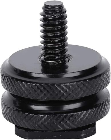 Universal Hot Shoe Base, Threaded Screw for Camera Flash Camcorder Stand Thread Stud for Tripod Flash Mounting Hot Shoe Mount for DSLR Camera Camcorder Photography Accessory in Saudi Arabia