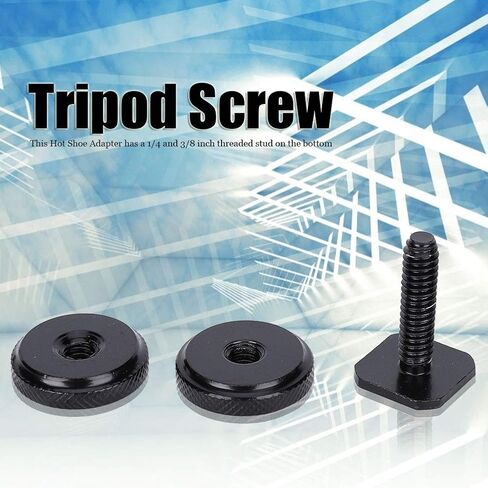 Universal Hot Shoe Base, Threaded Screw for Camera Flash Camcorder Stand Thread Stud for Tripod Flash Mounting Hot Shoe Mount for DSLR Camera Camcorder Photography Accessory in Saudi Arabia