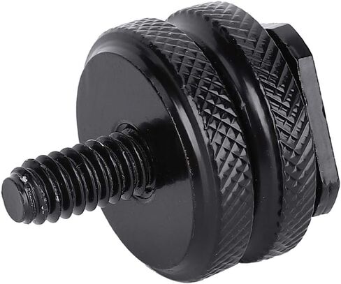 Universal Hot Shoe Base, Threaded Screw for Camera Flash Camcorder Stand Thread Stud for Tripod Flash Mounting Hot Shoe Mount for DSLR Camera Camcorder Photography Accessory in Saudi Arabia