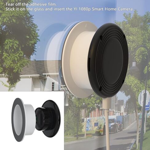 Teccle Window Mount for Yi Home Camera, Through Window Glass Use Yi Home Camera in Saudi Arabia