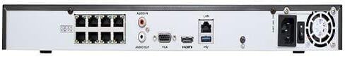 Marquis H Series NVR7616Q2-16P 16-Channel PoE NVR Recorder with Built-in PoE Switch, 4K HDMI Output, Supports 12MP IP Cameras, Wired Security System(Guarding Vision) Compare to DS-7616NI-Q2/16P in Saudi Arabia