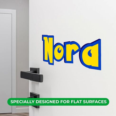 CRYPTONITE Personalized Anime Name Wall Decal | Gaming Custom Name for Boy and Girls | Custom Vinyl Sticker for Kids Room, Nursery & Playroom | Multiple Size Options in Kuwait