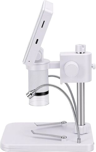 Diydeg Coinn Microscope, 1000X Digital Microscope with 8 Adjustable LED Lights and 5 Inch 1080P HD Screen, Rechargeable coinn Magnifier for Collectors, Jewelers and Students in Kuwait