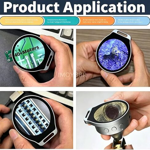 Digital Coin Magnifier Handheld Inspection Microscope with 7X 11x 15x Optical Zoom LCD Display White Uv Light Photo Video Capture for Material Analysis and Collectible Inspection in Saudi Arabia