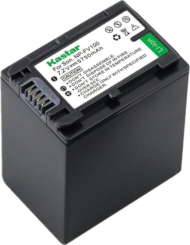 Kastar NPFH100 Battery for Sony NP-FH100 and Sony SR200 SR220 SR30 SR300 SR40 SR42 SR45 SR47 SR5 SR50 SR56 SR60 SR62 SR67 SR7 SR70 SR8 SR80 SR82 SR87 SR90, Sony HDR-TG1 HDR-TG3 HDR-TG5 HDR-TG7 in Saudi Arabia