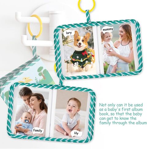 My First Baby Photo Album – Soft Cloth Memory Book for 17 Photos 5.5" x 7", Newborn & Toddler First Year Keepsake Gift in Saudi Arabia