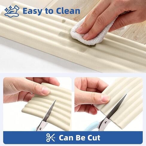 Edge Protector for Baby, Extra Wide Corner Protectors Guards, 6.5' x 3.15" | Foam Padding Furniture Corners & Edges Safety Bumper Edge Cushion for Crib, Wall, Fireplace, Off White in Saudi Arabia