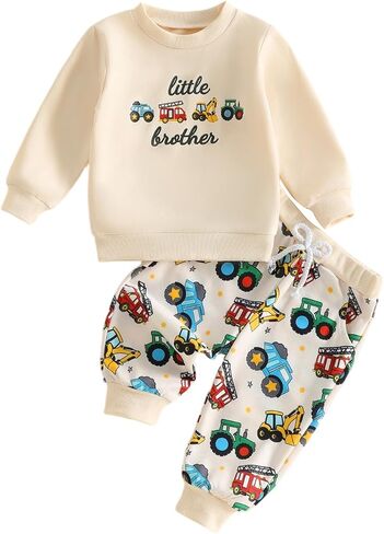 Brother Matching Outfit Big Brother Little Brother Clothes Jogger Pant Set in Saudi Arabia