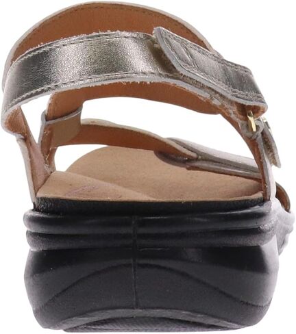 Revere Emerald 3 Women’s Sandals - Premium Soft Leather, Adjustable Straps & Contoured Footbed - Orthotic Arch Support for Stylish Comfort & All-Day Wear Mixed Metallic 11-11.5 M US in Kuwait