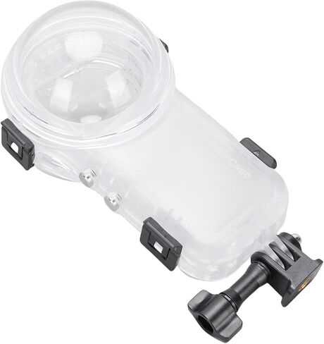 Underwater Diving Case, 360 Degree Anti-Scratch PMMA Lens Dive Case for Panoramic Camera Protective Anti-Fog with Snorkel Holder Accessories in Saudi Arabia