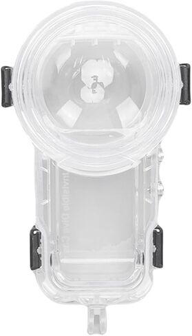 Underwater Diving Case, 360 Degree Anti-Scratch PMMA Lens Dive Case for Panoramic Camera Protective Anti-Fog with Snorkel Holder Accessories in Saudi Arabia