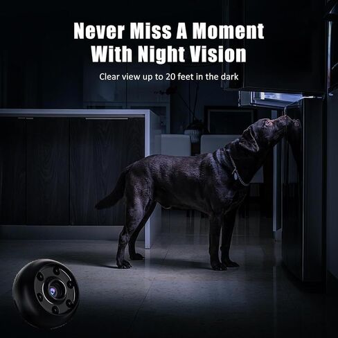 1080P Full HD Mini Spy Camera,Hidden Cameras WiFi, Wireless Small Nany Cam with Motion Detection for Home Indoor Security/Outdoor/Office/Pet in Kuwait