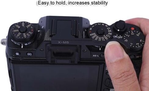 Metal Thumb Button Compatible with Fujifilm Fuji X-M5 Camera, Thumb Handle Thumb Grip with Hot Shoe Mount Cover Cap, Finger Handle, Thumb Grip Extension in Kuwait
