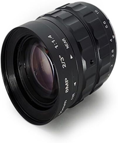 Microscope Camera, 8MP Machine Vision Industrial Camera Lens CS 50mm 2/3 Inch Fixed-Focus in Saudi Arabia