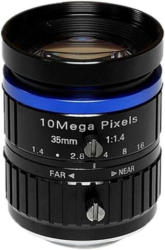 Microscope Camera, HD 4K 10 Mega Pixel 35mm CCTV Lens C Mount F1.4 IR 1" for Security Camera IP Surveillance Cameras in Saudi Arabia