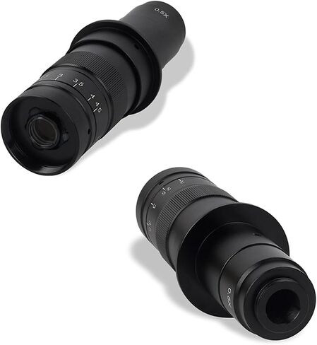 Microscope Camera, 1-180 Magnification Adjustable 180x Monocular Zoom C Mount Industry Video Microscope Lens ForUSB Camera Clear Image in Saudi Arabia