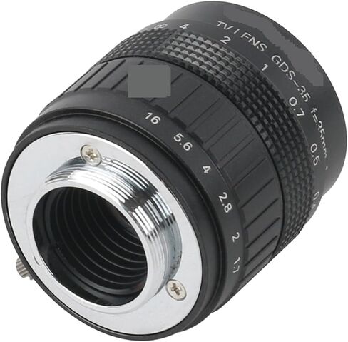 Microscope Camera, High Working Distance 35mm Fixed Lens CCTV CS C Mount Manual Zoom Fo Industrial Video Microscope Camera in Saudi Arabia