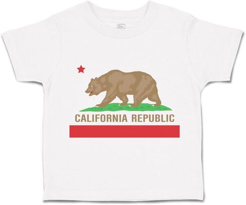 لطيف Rascals Toddler T-Shirt California Flag Cotton Best California Flag Boy & Girl Cloths in Kuwait