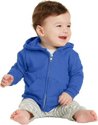 Precious Cargo Unisex-Baby Full Zip Hooded Sweatshirt 12M Royal in Saudi Arabia