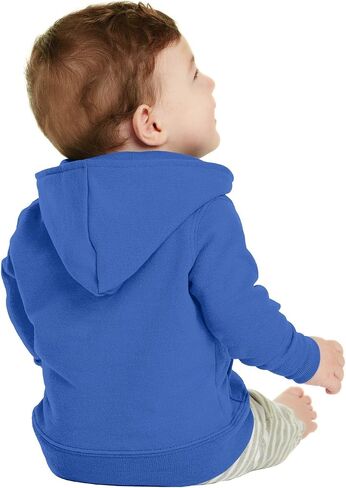 Precious Cargo Unisex-Baby Full Zip Hooded Sweatshirt 12M Royal in Saudi Arabia