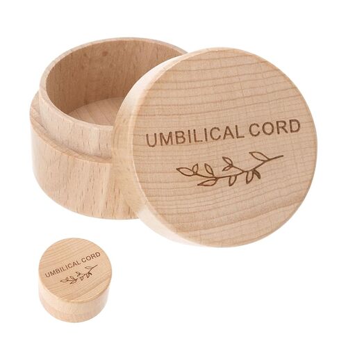 Umbilical Cord Keepsake Box Engraved Baby Memory Box for Umbilical Cord Storage Easy Open First Haircut Keepsake and Round Tooth Box Durable Baby Keepsake Gift for Newborn Baby Shower Pregnancy in Saudi Arabia