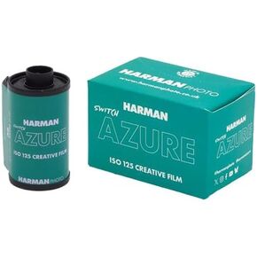 2 Rolls HARMAN Switch Azure 125 Creative 35mm Color Print Film, ISO 200, Daylight, 36 Exposures, 1 Roll in Saudi Arabia