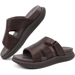 KuaiLu Womens Sandals Brown-CP Size 8 | Relief Plantar Fasciitis Comfort Thick Cushion in Saudi Arabia