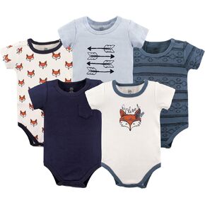 Yoga Sprout Cotton Bodysuit, 5 Pack, Be Clever, 3-6 Months in Saudi Arabia