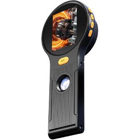 Handheld Digital Microscope with 2.8 Inch Screen, 1000x Magnification Foldable Viewer for Coin Jewelry Small Parts and Computer Observation Magnifier Type C Close Up Tool Desktop Observation in Kuwait