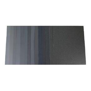 Silicon Carbide Sandpaper Sheets - Wet/Dry Electrocoated - 9" x 11" - Grit: 1200 (Pack of 5) in Kuwait