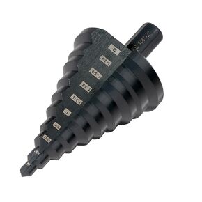 HSS 1/4-7/8 Inch High Speed Steel Step Drill bits, Doubles Flutes Unibit for Hole Drilling in Iron, Copper, Aluminum, Wood, Plastic in Saudi Arabia