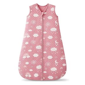 1.0 TOG Baby Sleep Sack 12-18 Months，Cotton Quilted Wearable Blanket Baby Boy Girl Sleeping Sack, 2-Way Zipper Sleeping bag for Toddler Blue(Large) in Saudi Arabia
