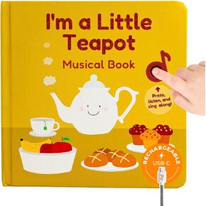 Cali's Books Potty Training Music Book for Toddlers 1-3 Years Old | Headphone Jack for Private Listening, USB-C Rechargeable, Toddler Learning Musical Book in Saudi Arabia
