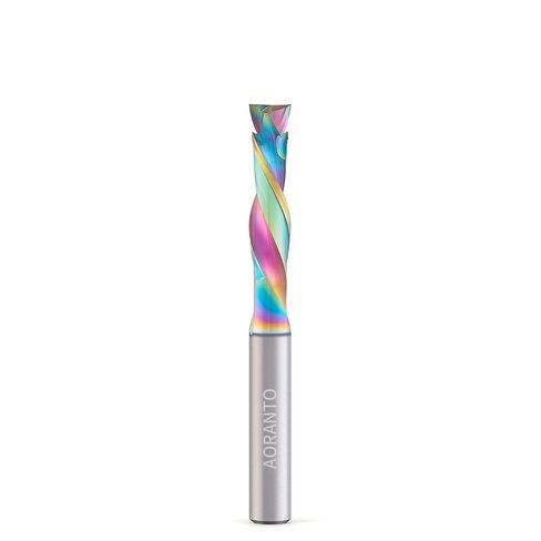 CL23112 1/16" Up&Down Compression Spiral CNC Router Bits 1/4" Shank, Industrial Quality Extra Long Life Coating Solid Carbide End Mill for Wood Mortise Slot Carving, 1/16" Dia x 1/2" CL in Saudi Arabia