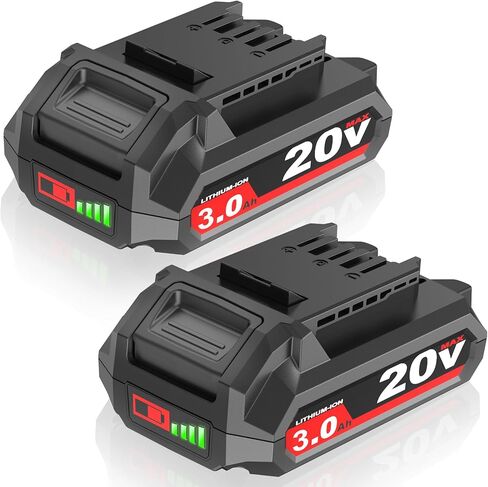 2Pack 3.0Ah Replacement for SKIL 20V Battery BY519701 BY519702 BY519601 BY519603,Compatible with SKIL PWRCore 20 Volt Battery in Saudi Arabia