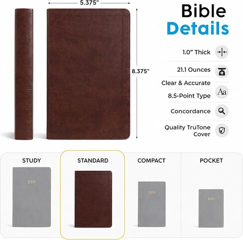 Personalized ESV Gift Bible for Men with Knight Design, Name Engraved Brown TruTone English Standard Version, Custom Christian Gift for Baptism, Graduation, Confirmation and Devotion in Kuwait