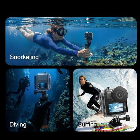 Fabater Water Proof Protective Case, Invisibles Dive Case 60M/196FT Underwater Housing Shell Protective Cage Fit for DJIs in Kuwait