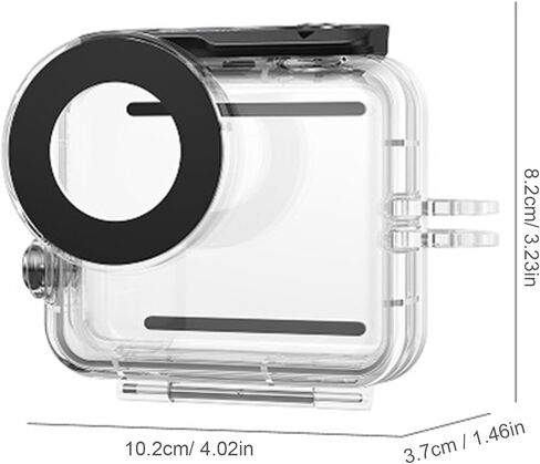 Fabater Water Proof Protective Case, Invisibles Dive Case 60M/196FT Underwater Housing Shell Protective Cage Fit for DJIs in Kuwait
