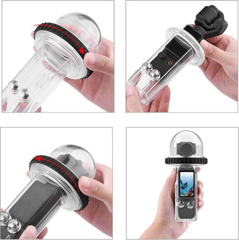 Underwater Diving Housing All-Round Protection with All-Round Protection Optical Spherical Lens for PTZ Camera in Saudi Arabia