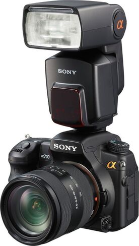 فلاش كاميرا رقمية عالي الطاقة من سوني HVL-F58AM مع تحكم لاسلكي في النسبة وارتداد سريع لكاميرا Sony Alpha Digital SLR in Kuwait