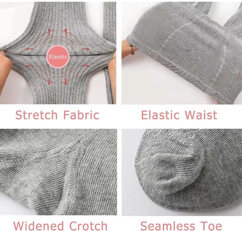 Baby Toddler Girls Tights Cable Knit Cotton Pantyhose for Kids | Cute Flower Stockings,Ribbed Semaless Leggings,Soft Stretchy,Cozy for Girls Winter Daily Wear,3/4/5 Pack in Kuwait