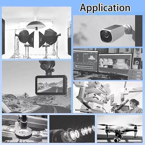 Camera Resolution Test Chart, Lens Focus Adjustment Card, 90% Light Transmittance, Nanoscale Pattern Processing and Precision Up to ±5um, Stable Calibration, for Camera Lenses, Microscopes in Saudi Arabia