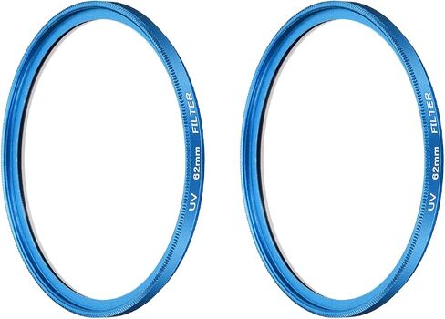 Ultra Slim Lens Filter (67mm, 2Pcs) - Multi Coating, Aluminum Circular Screw-in Camera Protection Lens Filter for Camera Photography Lens, Silver in Saudi Arabia