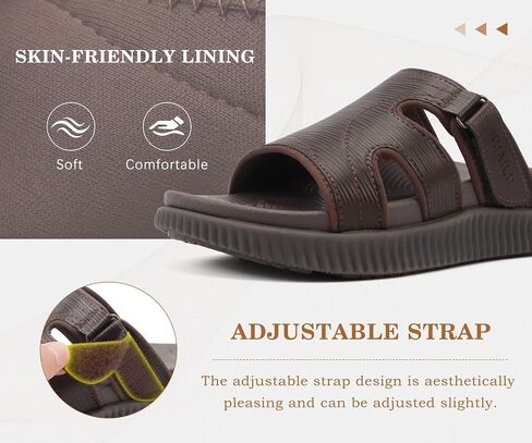 KuaiLu Womens Sandals Brown-CP Size 8 | Relief Plantar Fasciitis Comfort Thick Cushion in Saudi Arabia