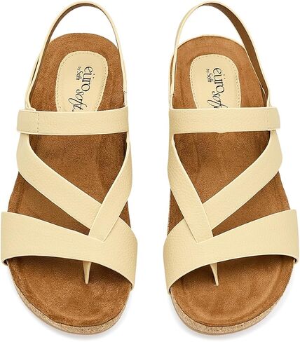 EuroSoft, Womens, Gianetta, Soft Yellow, 9, Medium in Saudi Arabia