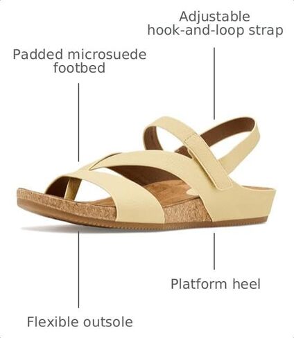 EuroSoft, Womens, Gianetta, Soft Yellow, 9, Medium in Saudi Arabia