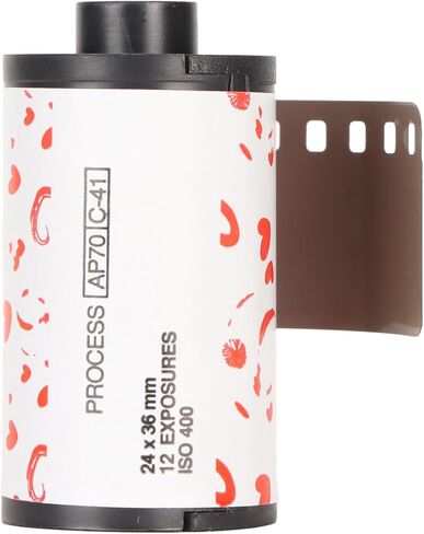 35mm Color Print Film, Color Negative Film for 135 Cameras, 400 ISO High Resolution Fine Grain Film with 12 Exposures for Low Light and Action Photography in Saudi Arabia