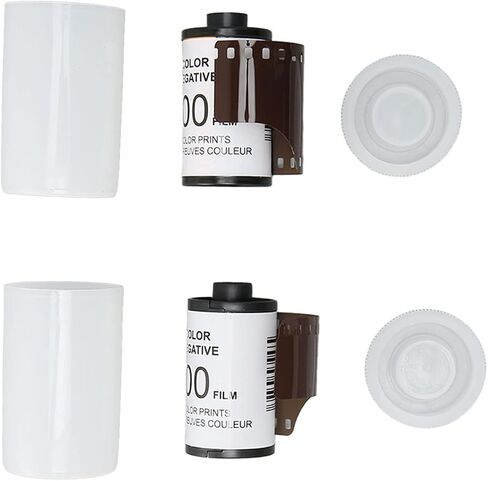 2 Roll 35mm Camera Color Film, ISO 200 HD Vintage Color Negative Film, Fine Grain High Resolution 35mm Film Roll for 135 Cameras with Storage Cases in Saudi Arabia